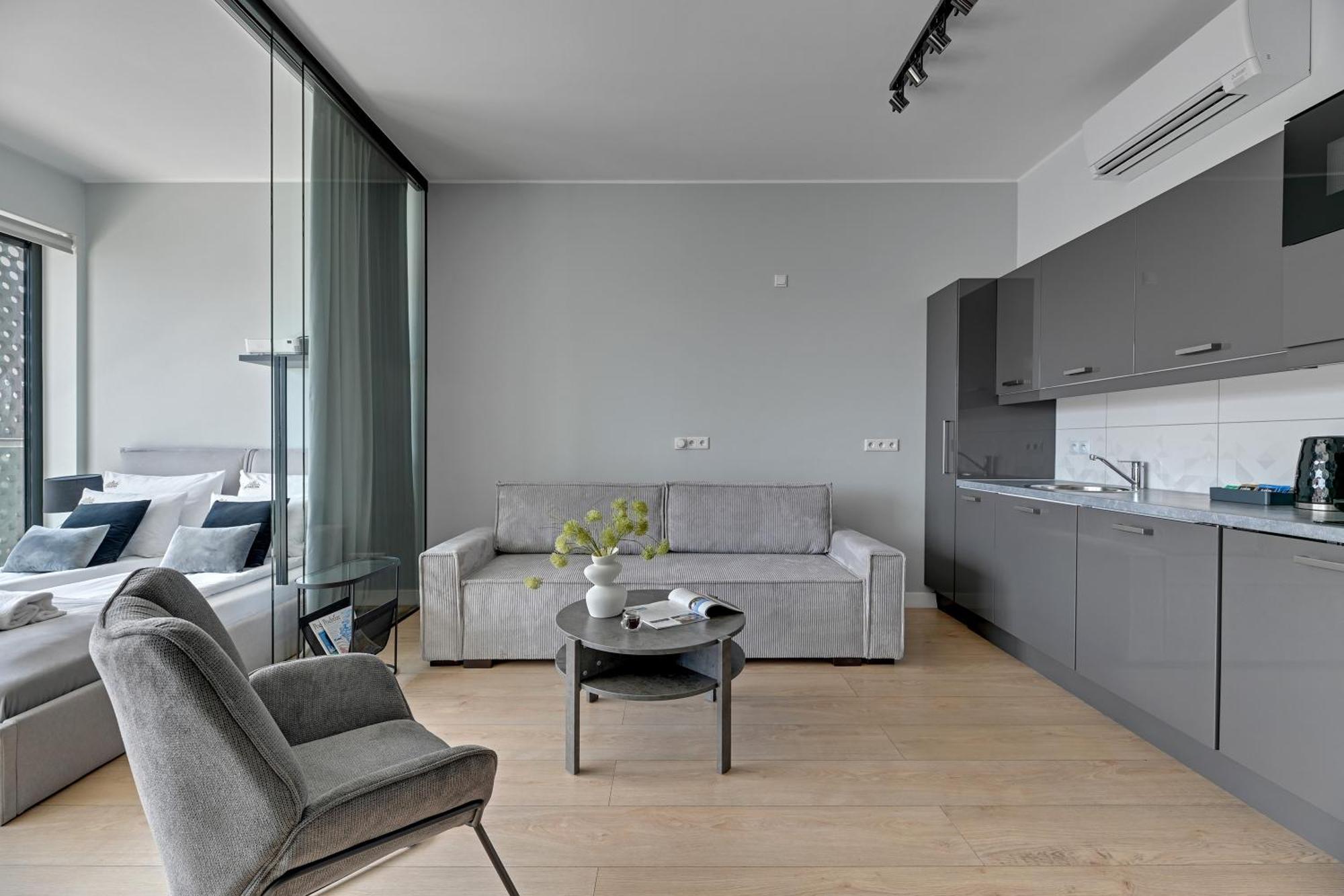 Symfonia Amazing River View Apartment By Downtown Apartments Gdansk Exterior photo